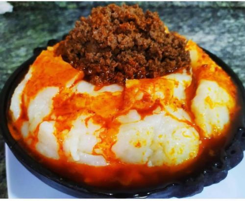 Ermi cafe item Bula Be Kitfo